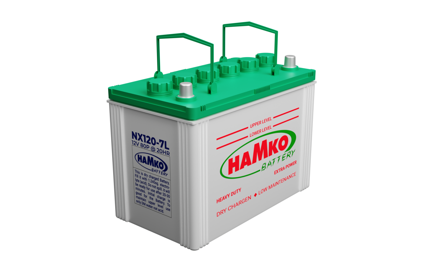 HAMKO SUPER DC NX120-7/L Premium Automotive Battery
