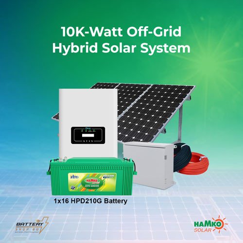 HAMKO 10 KW Off-Grid Hybrid Solar System